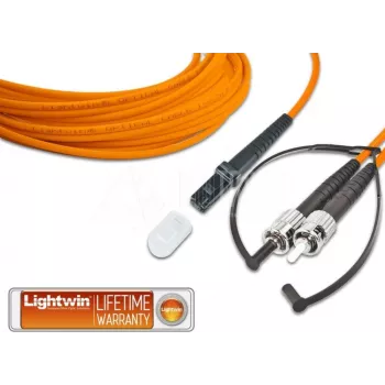 Lightwin vysokokvalitný duplexný LWL patch kábel, MM OM2, MTRJ - ST LWL patch kábel (LDP-50 MTRJ-ST 2.0)