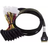 Adaptec kábel 1x SFF8654 x8 -> SFF8639 8xU.3 interný 0,8 m SlimSAS - 8SFF-8639 x1 and3 Tri-Mode SAS/SATA/NVMe