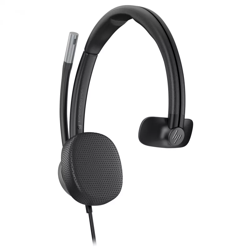 Monaurálny USB káblový headset Poly Mission 615 — hmotnosť 117,5 g
