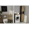 Top e Shop POLA skrinka do práčovne pre práčku – antracit / artisan dub