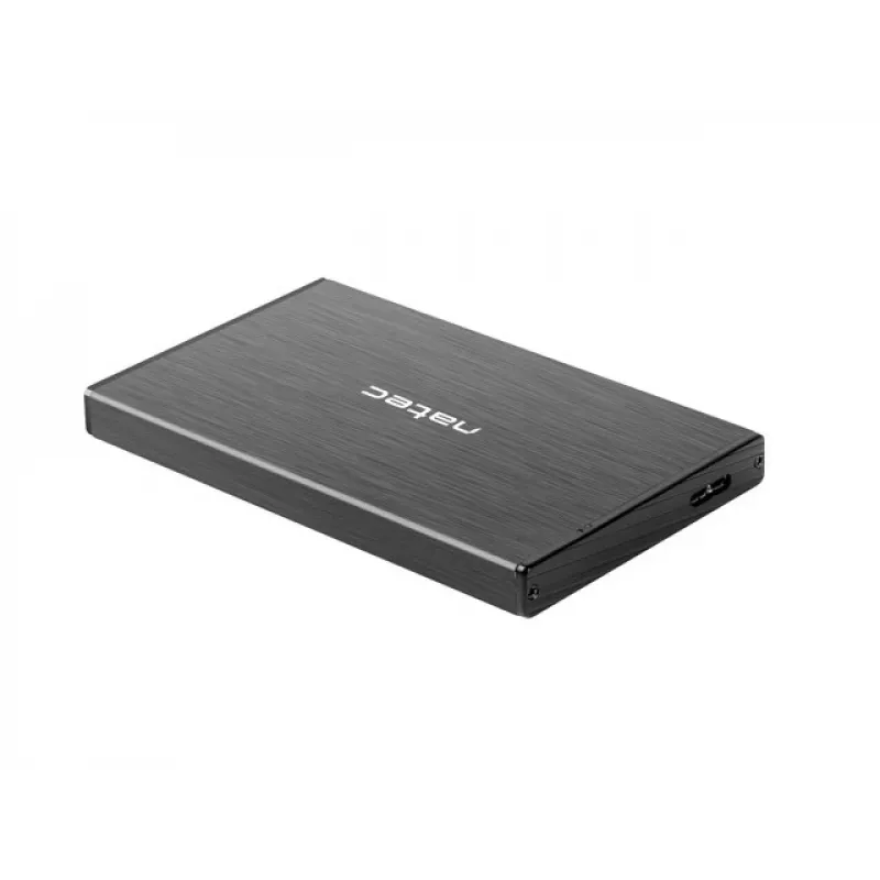 NATEC RHINO GO puzdro USB 3.0 pre 2,5'' SATA HDD/SSD, čierna hliník