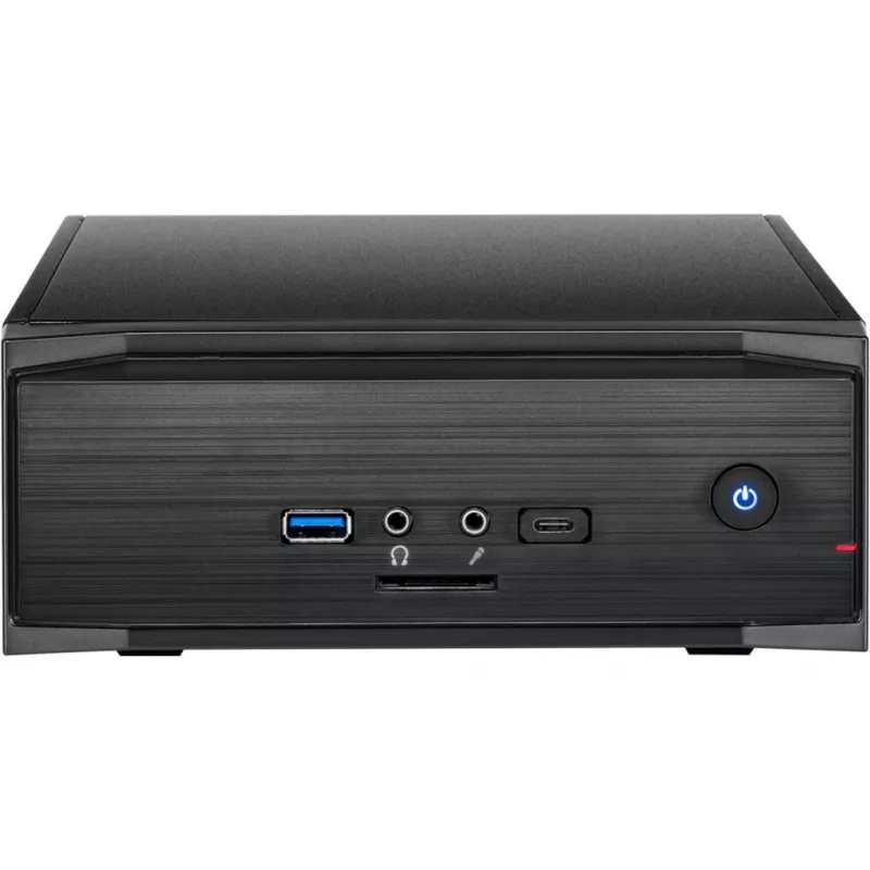 Inter-Tech MW-01 II skriňa Mini-ITX, USB 3.0 (typ A+C) čierna, čítačka kariet (88881244)