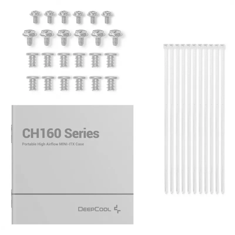 DeepCool CH160 WH Small Form Factor (SFF) biela