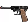 Kovový hračkársky policajný revolver Gonher 8-ranný, kovová konštrukcia, model 258441