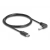 DeLOCK 85393 Napájací kábel čierny 1,5 m USB-C 3,5 x 1,35 mm
