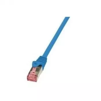 Sieťový kábel LogiLink 3 m Kat.6 RJ-45 S/FTP modrý