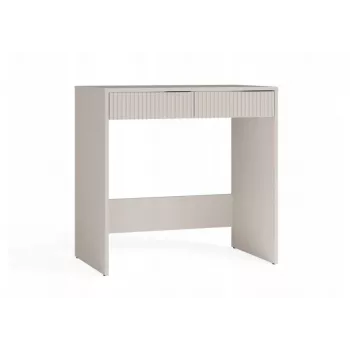 Doska stola e shop MARINA 2S štíhla KASZMIR — kompaktný písací stôl s 2 zásuvkami, úzky profil