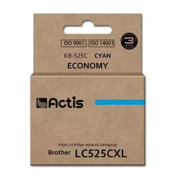 Actis KB-525C atrament (náhrada za Brother LC525C; Standard; 15 ml; azúrová)