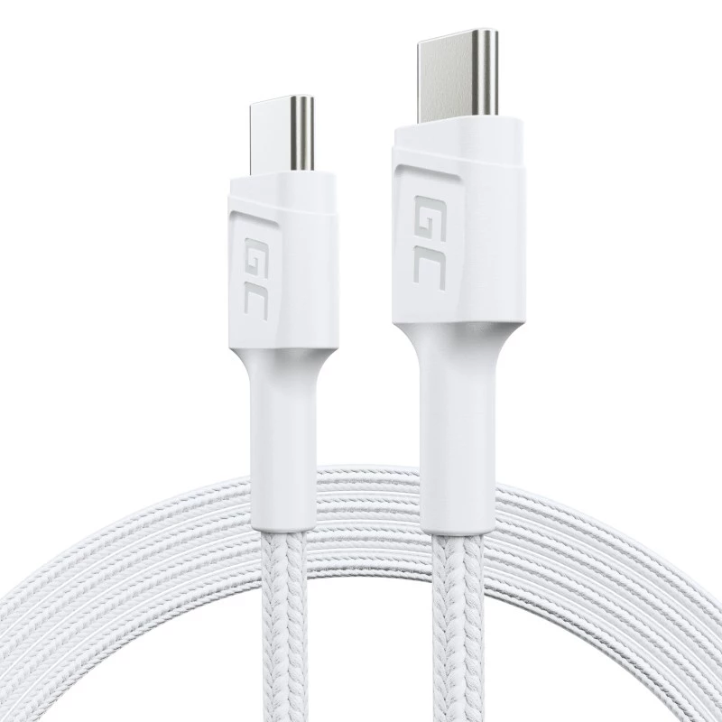 Green Cell KABGC30W USB kábel USB 3.2 Gen 1 (3.1 Gen 1) 1,2 m USB-C biely