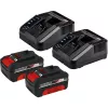 Akumulátorová kosačka GE-CM 43 Li M Kit, 36 V (2x18V) (červená/čierna, 2x lítium-iónový akumulátor 4,0 Ah)