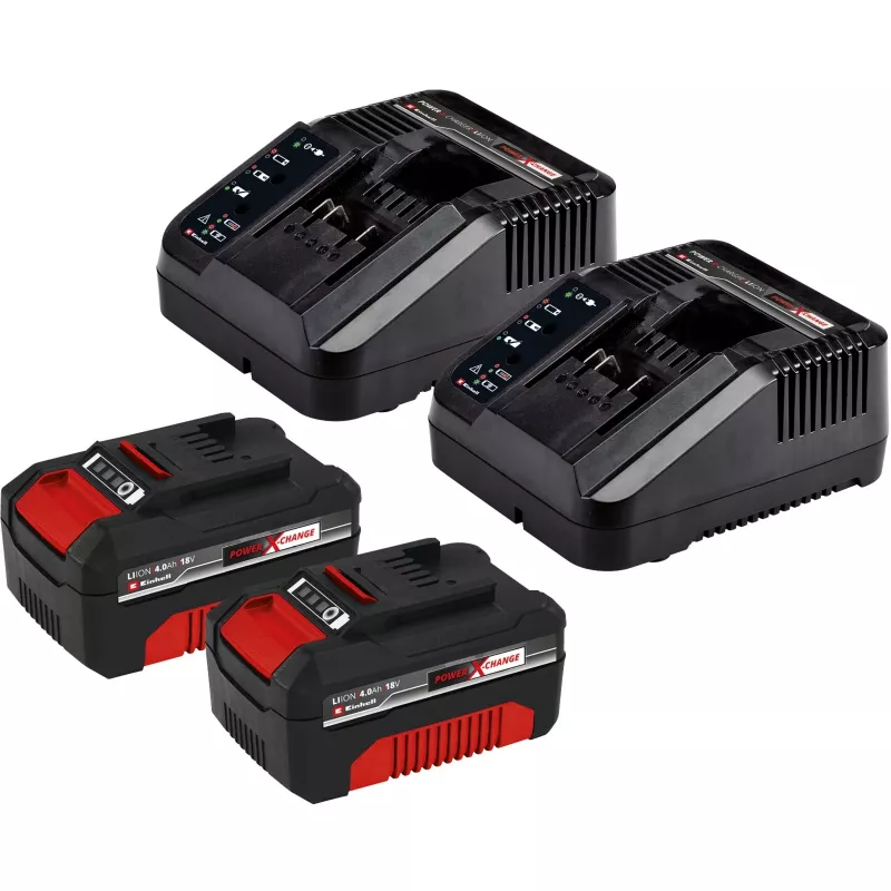Akumulátorová kosačka GE-CM 43 Li M Kit, 36 V (2x18V) (červená/čierna, 2x lítium-iónový akumulátor 4,0 Ah)