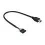 USB kábel DeLOCK 83170 USB 2.0 0,3 m Mini-USB B čierny