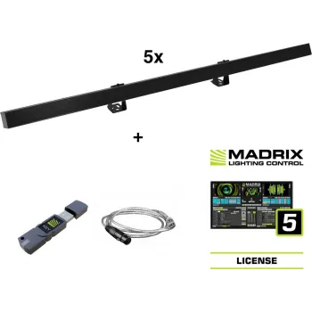 EUROLITE 5x LED PR-100/32 Pixel DMX Rail sada + Madrix softvér