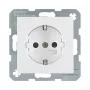 Zásuvka typ F berker 47231909, 16 A, 250 V, biela, plastové puzdro