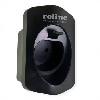 ROLINE nástenný držiak pre nabíjací kábel elektromobilu, s odkladacou plochou na kábel a blokovacím mechanizmom (19.08.0090)