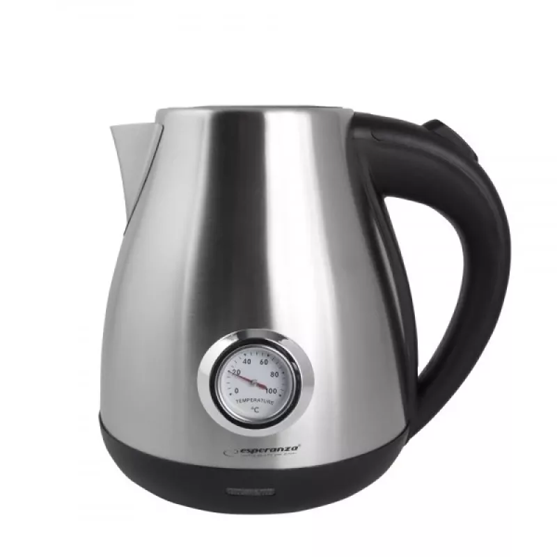 Kanvica ESPERANZA EKK029 — 1,7 l, 2200 W, nerez a čierny plast