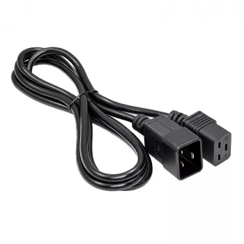 Akyga AK-UP-03 serverový predlžovací kábel IEC C20 na C19, 1,8 m, čierny