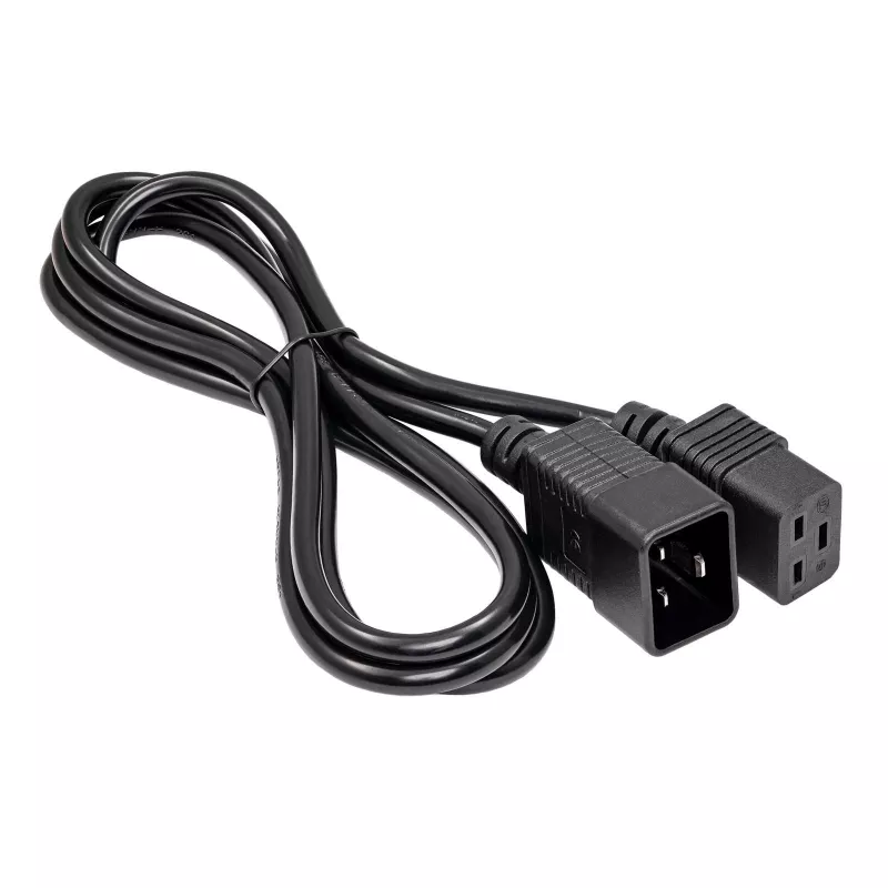 Akyga AK-UP-03 serverový predlžovací kábel IEC C20 na C19, 1,8 m, čierny
