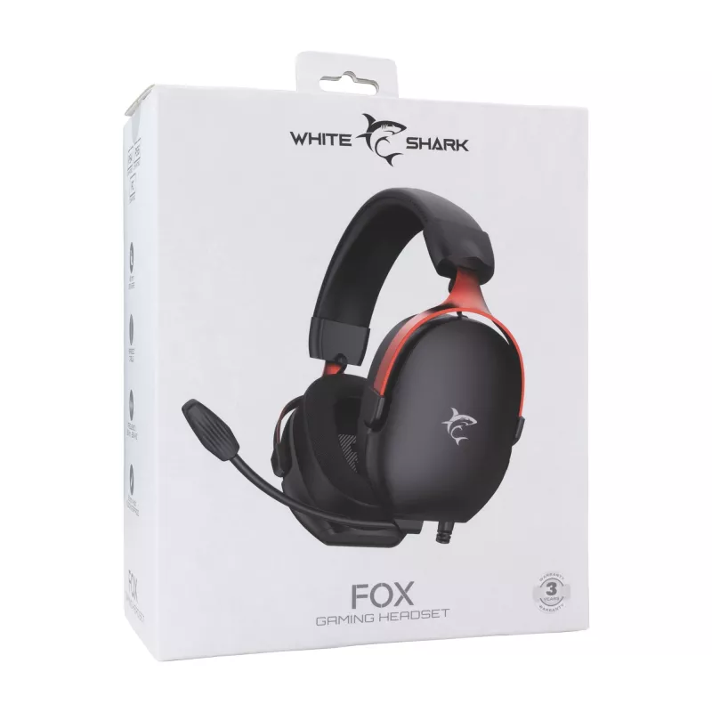 Slúchadlá White Shark GH-2445 Fox čierne
