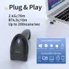 Čítačka čiarových kódov QOLTEC 50880 1D/2D USB — ručný skener s USB rozhraním