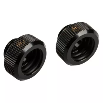 Adaptér G1/4 palca vonkajší závit na 14 mm hardtube, BitsPower Touchaqua TA-FH14-GB, balenie 2 ks, čierny