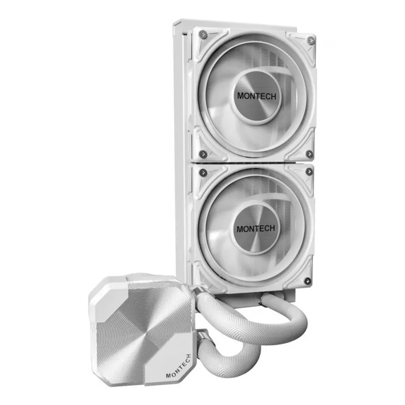 Montech HyperFlow Silent 240 procesorový All-in-One kvapalinový chladič 12 cm biely 1 ks