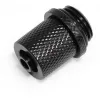 Alphacool 17643 konektor mosadz čierny 17 mm × 17 mm × 21 mm