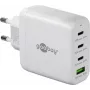 Goobay 64822 nabíjačka pre mobilné zariadenia slúchadlá - notebook - smartfón - tablet biela AC rýchle nabíjanie interiérová (64822)