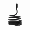 CANYON kábel OnWire 60MG C-C 60W magnetický pletený 1m čierny