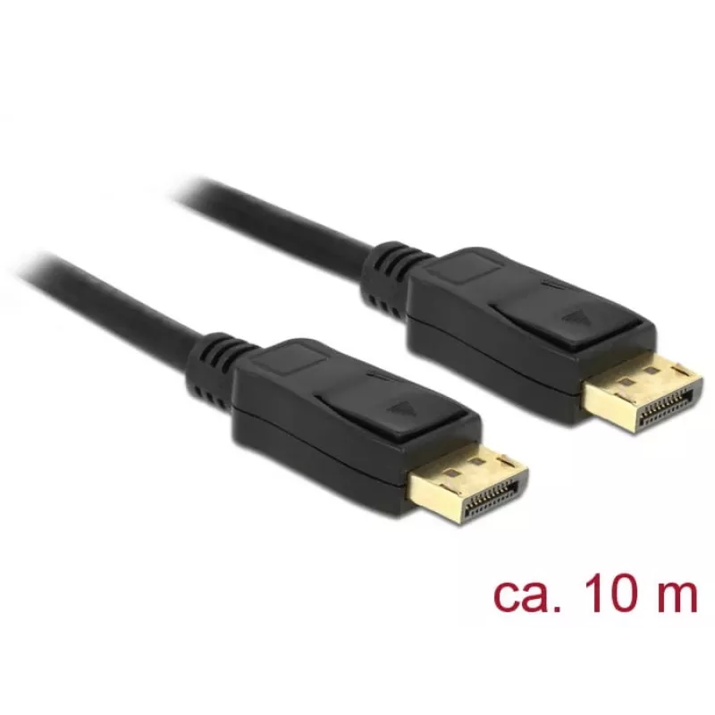 DisplayPort kábel DeLOCK 84862 10 m čierny