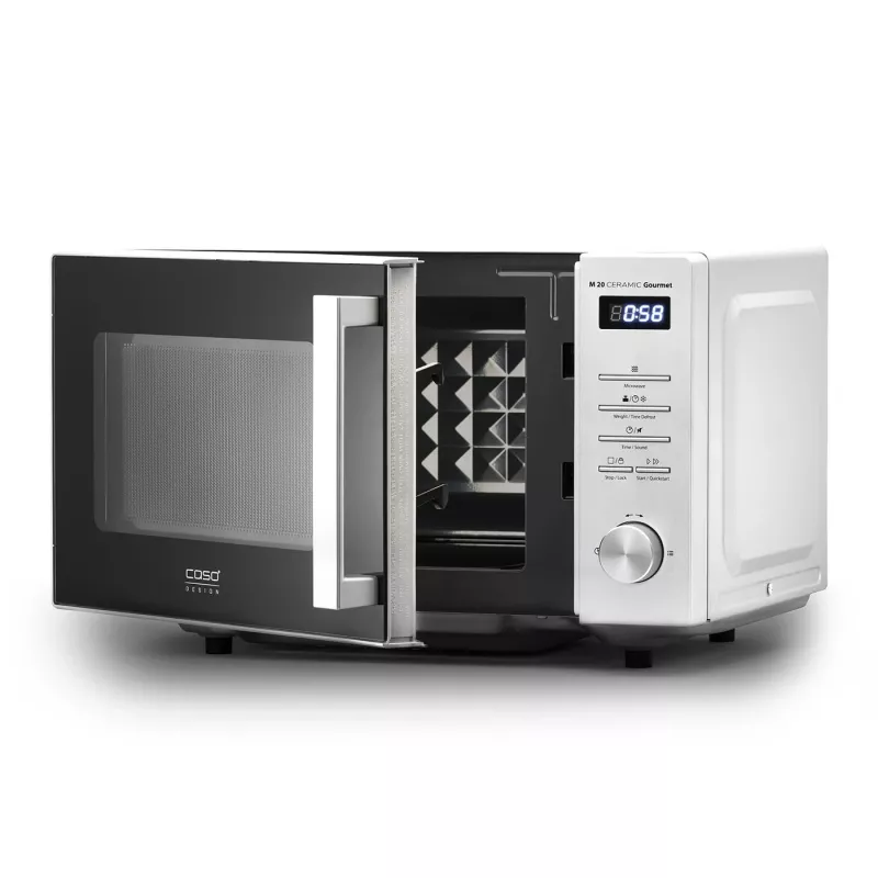 Mikrovlnná rúra Caso Ceramic Gourmet M 20 — 700 W, 20 L, keramický vnútorný priestor