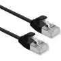 ROLINE U/FTP DataCenter patch kábel Kat.6A (Class EA), LSOH, slim, čierny, 0,15 m (21.15.3350)