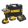 Rázový uťahovač DeWALT DCF891P2T-QW, bezkartáčový, 18V 5,0Ah, 1/2 inch upínanie, 812 Nm krútiaci moment, 2000 ot/min, 2 batérie, nabíjačka, kufrík