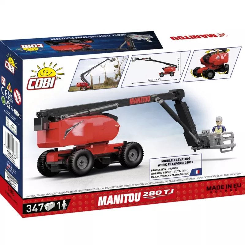 COBI Manitou 280 TJ kocky 347 dielov od 6 rokov