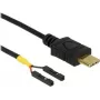USB kábel DeLOCK 85394 0,1 m USB-C čierny