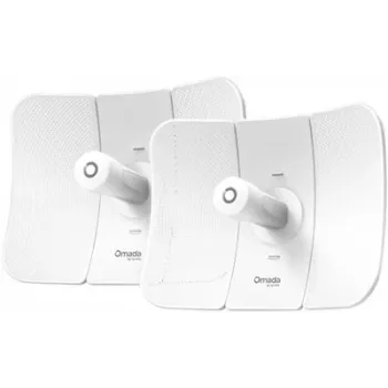 Sieťový most TP-LINK Beam Bridge 5 UR KIT, 5 GHz Single-Band, Wi‑Fi 5 (802.11ac), Gigabit Ethernet, externá anténa, max. dosah 15000 m, biela