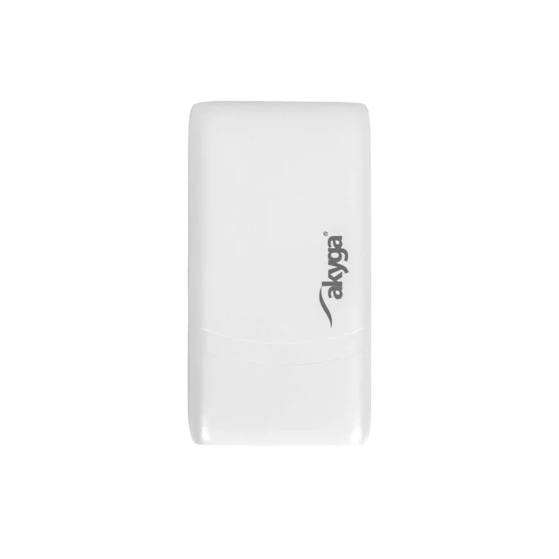 Akyga AK-CH-32 plochá GaN USB-C nabíjačka 65 W, 2 x USB-C PD, biela