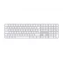 Apple Magic Keyboard s Touch ID a numerickou klávesnicou, UK English, biela (MXK73B/A)