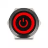 Spínač DELOCK 22023 19 mm 12 V s 5 spájkovacími vývodmi