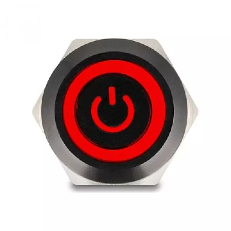Spínač DELOCK 22023 19 mm 12 V s 5 spájkovacími vývodmi