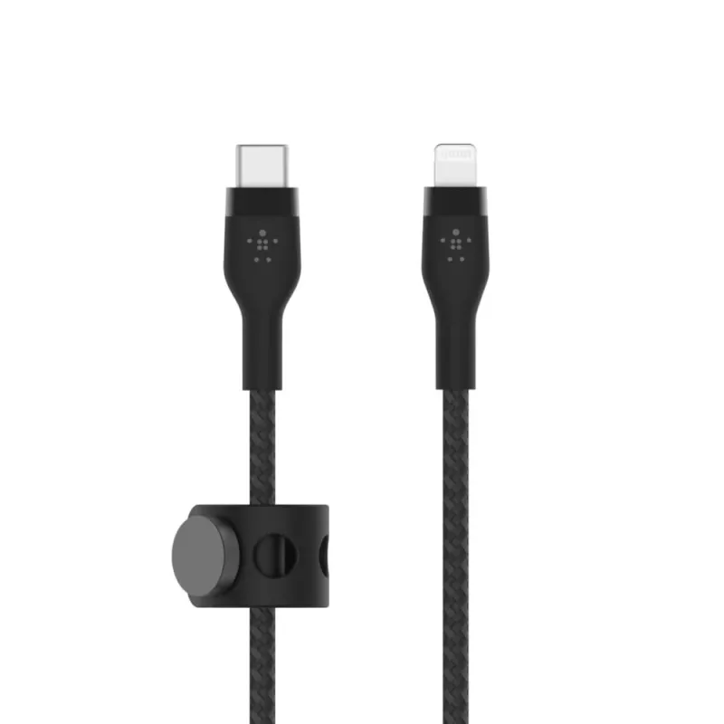 Belkin BOOST CHARGE - Lightning kábel - 24 pin USB-C samec na Lightning samec - 3 m - čierny - pre Apple iPad/iPhone/iPod (Lightning)
