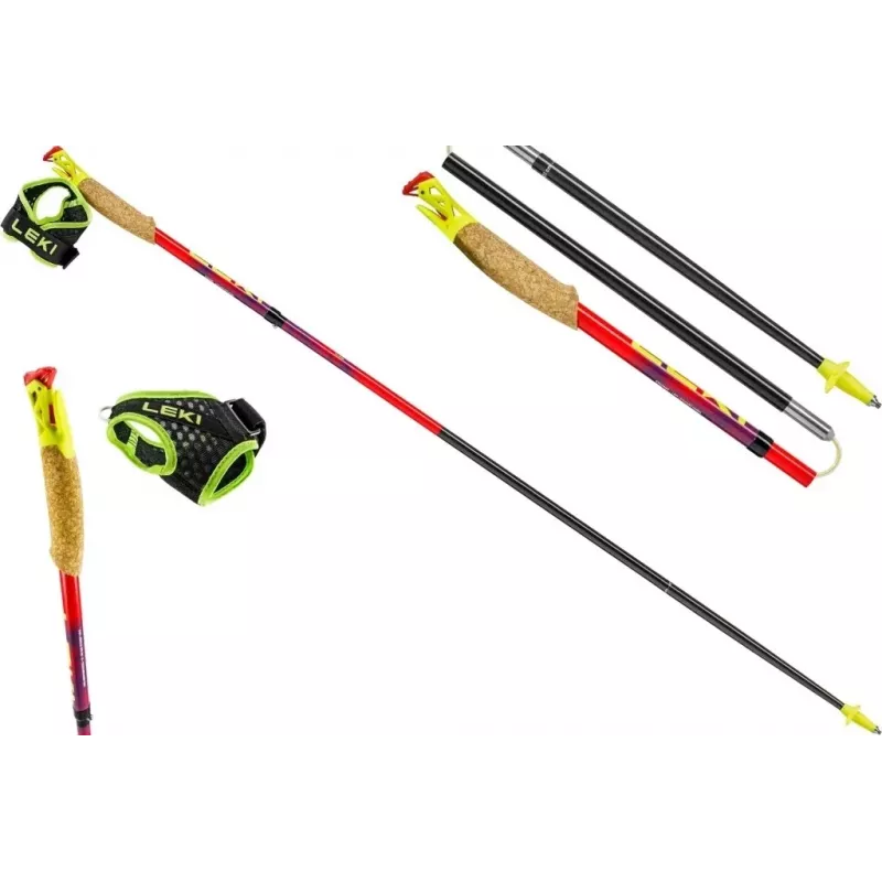 Trekingové palice LEKI TRL ULTRATRAIL FX ONE, 125 cm červené