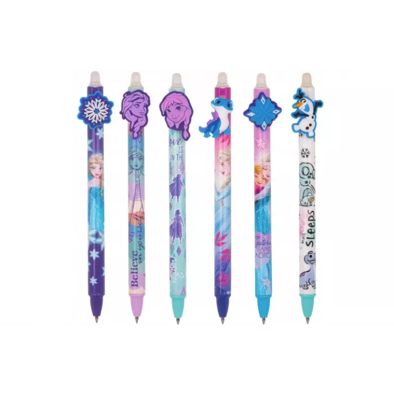 Vysúvacie vymazateľné pero Cool Pack Disney Frozen 53703PTR – modrý atrament, vysúvací hrot
