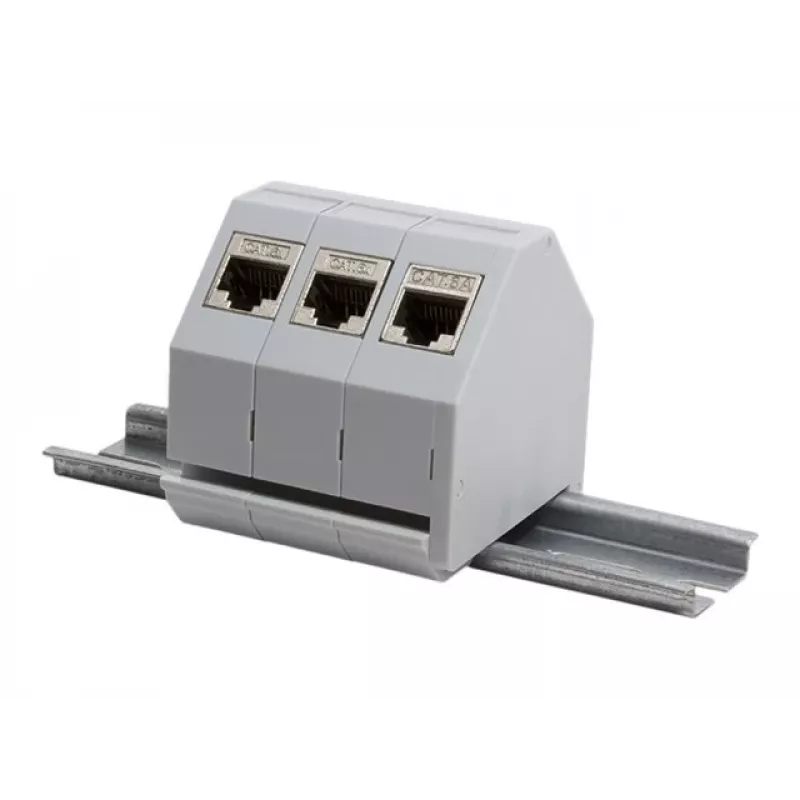 Logilink | DIN lištový adaptér pre 1x RJ45 Keystone modul | MP0053