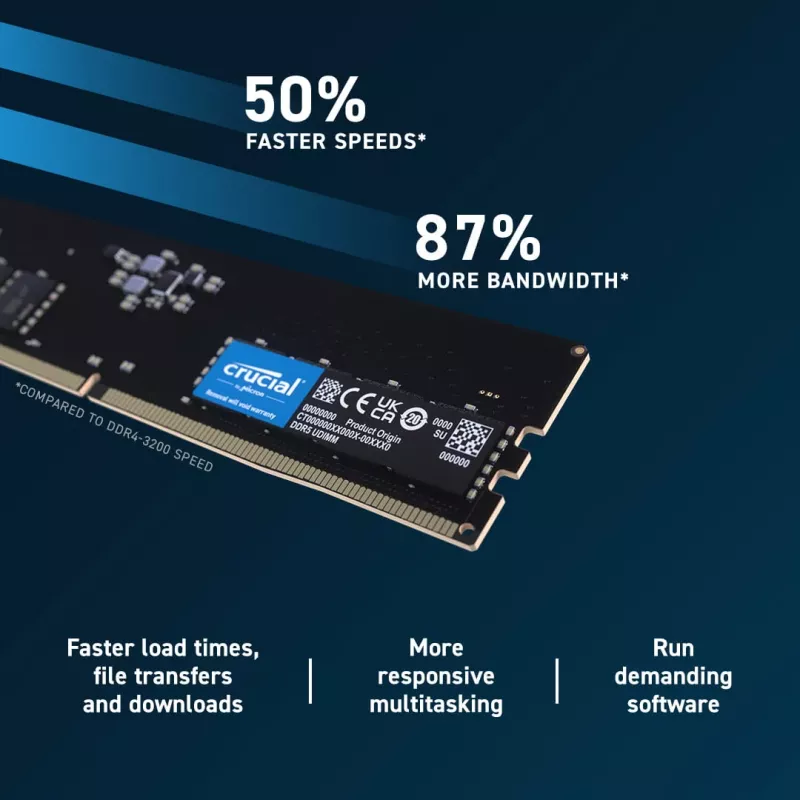 Crucial Pro – DDR5 – modul – 16 GB – DIMM 288-PIN Low Profile