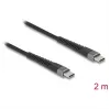 DeLOCK USB kábel USB 2.0 2m USB-C čierny 81125