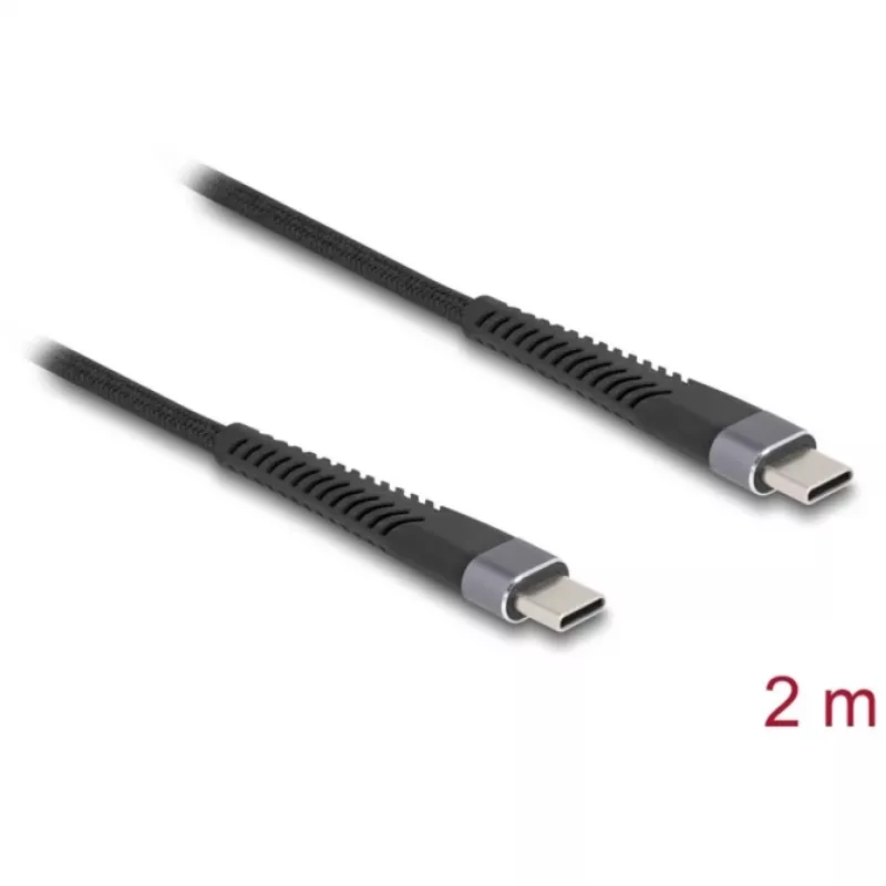 DeLOCK USB kábel USB 2.0 2m USB-C čierny 81125