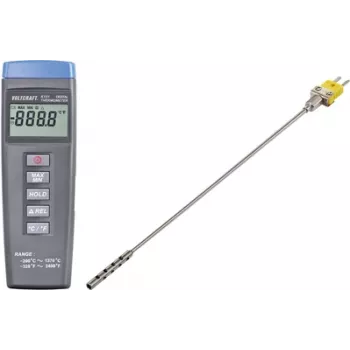 VOLTCRAFT K101 + TP 201 teplomer -200 až +1370 °C snímač Typ K