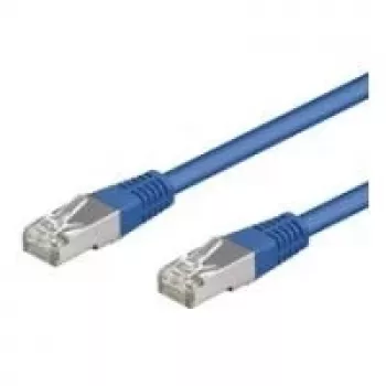 Wentronic Goobay CAT 5e patch kábel, F/UTP, modrá, 5 m - CCA medená zmes (50161)