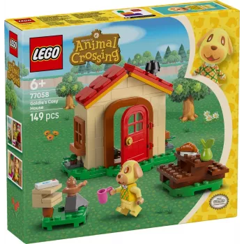 Konštrukčná hračka LEGO Animal Crossing Útulný dom 77058, 149 dielov, 1 minifigúrka, rozmer 120×90×70 mm